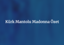 Sabahattin Ali Kürk Mantolu Madonna Özet